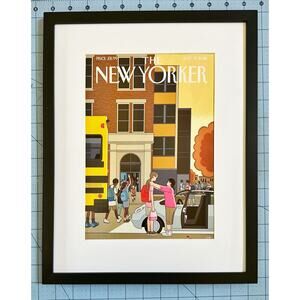 Framed 2018 The New Yorker Magazine Cover Sept 17 Chris Ware Looking Up
